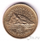 Гибралтар 1 фунт 1995 50 лет ООН