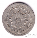 Уругвай 2 сентесимо 1909