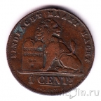 Бельгия 1 сантим 1907 (Der Belgen)