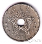 Бельгийское Конго 20 сантимов 1911