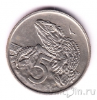 Новая Зеландия 5 центов 1988