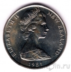 Новая Зеландия 50 центов 1981