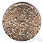 Сьерра-Леоне 20 центов 1964