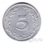 Тунис 5 миллимов 1983