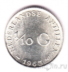 Нидерландские Антиллы 1/10 гульдена 1963
