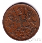 Брит. Ост-Индийская компания 1/2 пайса 1853