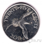 Бермуды 25 центов 2004