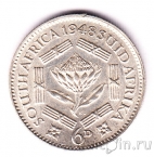 Южная Африка 6 пенсов 1948