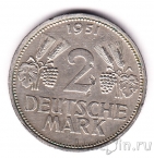 ФРГ 2 марки 1951 (F)