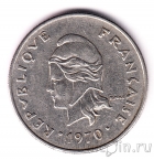 Новые Гебриды 20 франков 1970