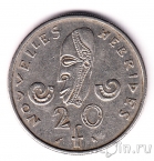 Новые Гебриды 20 франков 1970