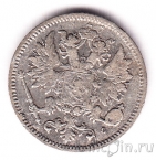 Финляндия 25 пенни 1889