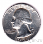 США 25 центов 1956