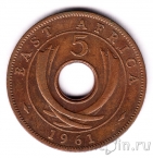 Британская Восточная Африка 5 центов 1961